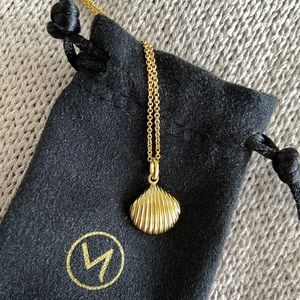 Mejuri Vermeil Sea Shell Necklace